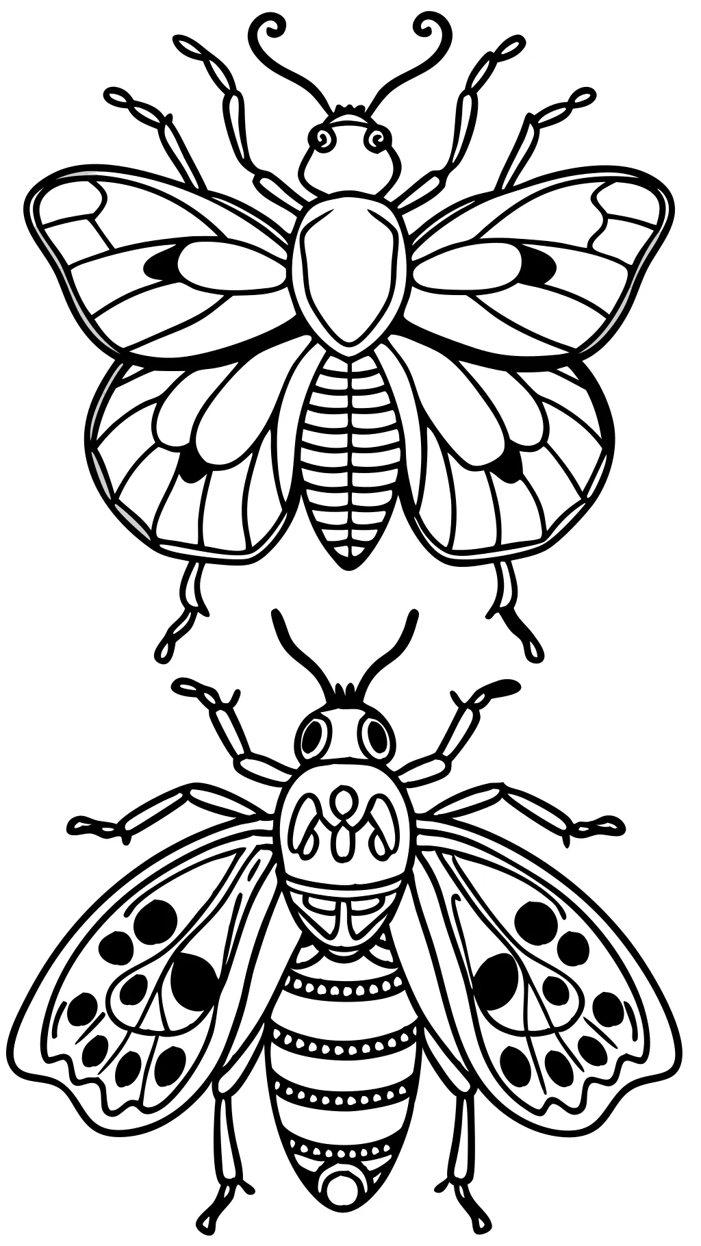 coloring pages bugs